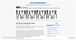 Desktop Screenshot of mycondoprojects.com