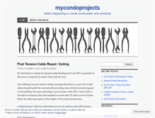 Tablet Screenshot of mycondoprojects.com